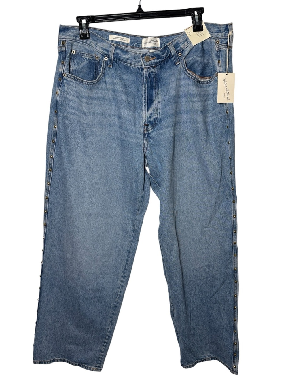Universal Thread Mid Rise 90s Baggy Studded Jeans NWT Size 16